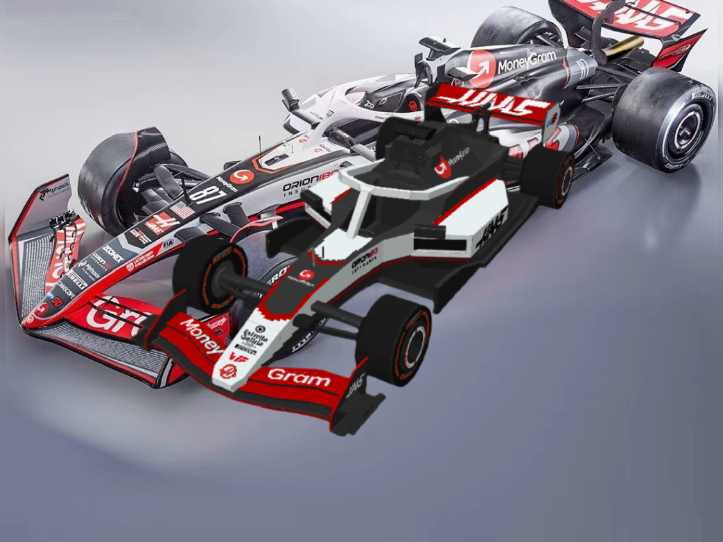 哈斯车队鏖战阿斯顿马丁，拉塞尔统治全场