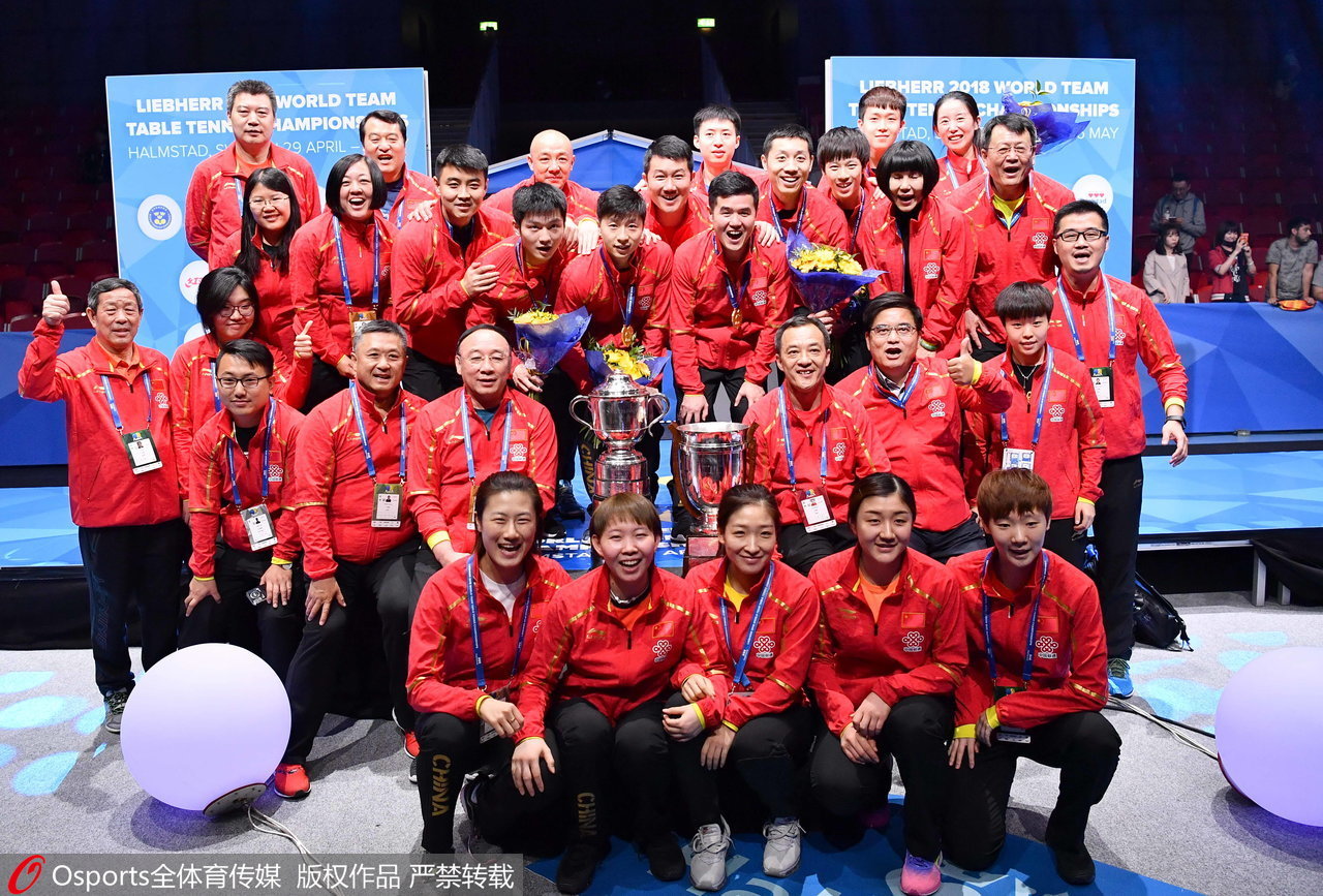 奥地利队碾压瑞典队，许昕扛起全队